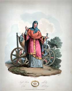 Anglo Saxon Lady of the IX Century