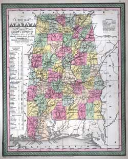 Map of Alabama