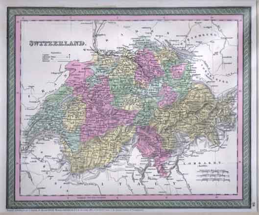 Map of Switzerland