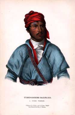 Timpoochee Barnard, A Uchee Warrior.