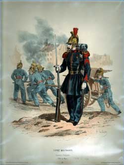 Types Militaires.  Sapeurs - Pompiers.  (Ville de Paris.) 33.