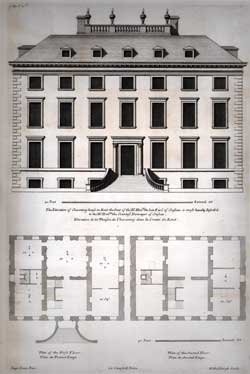 The Elevation of Chevening house in Kent... Vol. 2; Plate 85.