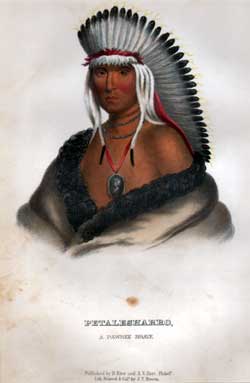 Petalesharro, A Pawnee Brave.