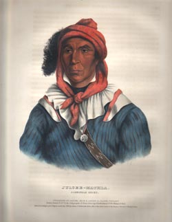 Julcee Mathla.  A Seminole Chief.