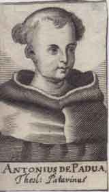 Antonius dePadua, Theol. Patavinus.