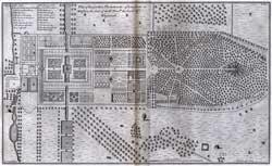 Plan of the Gardens, Plantations & c. of Long Leate in Wiltshire, the Seat of... Lord Viscount Weymouth...  Vol. 3, pl. 63 - 64.