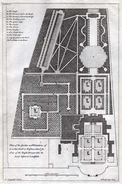 Plan of the Garden and Plantations of Lowther Hall in Westmoreland...  Vol. 3, pl. 76.