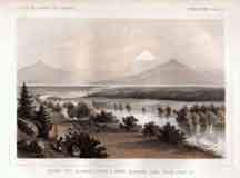 Mount Pitt Klamath river & Upper Klamath lake, from camp 30.  General Report - Plate IV.