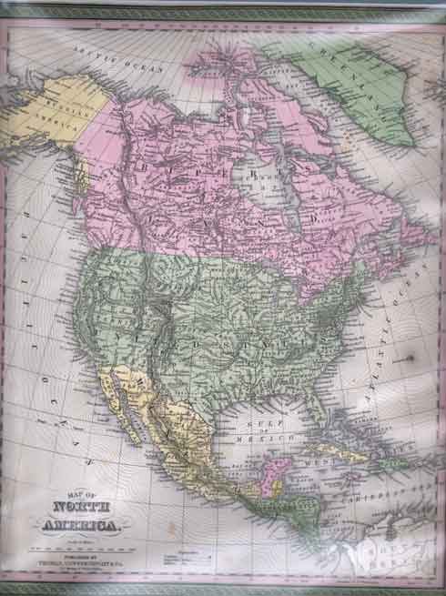 Map of North America