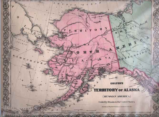 Territory of Alaska (Russian America) Ceded by Russia to the United States