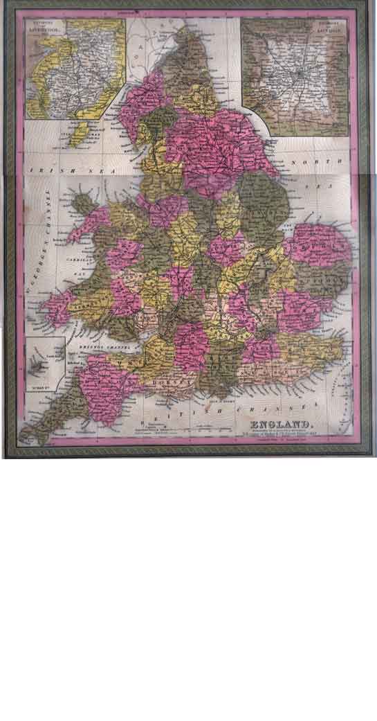 Map of England