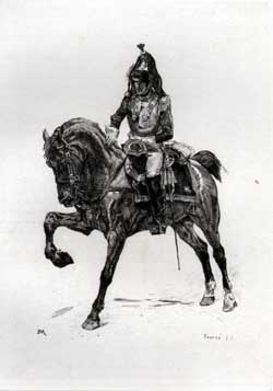 Works of Meisonnier; A Lieutenant of Cuirassiers