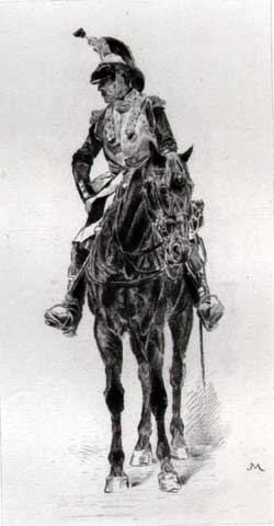 Works of Meisonnier; Study of A Cuirassier