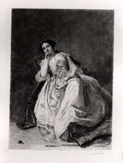 Works of Meisonnier; Portrait of Mme Sabatier